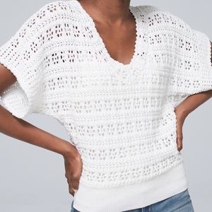 WHBM Crochet Top NWOT